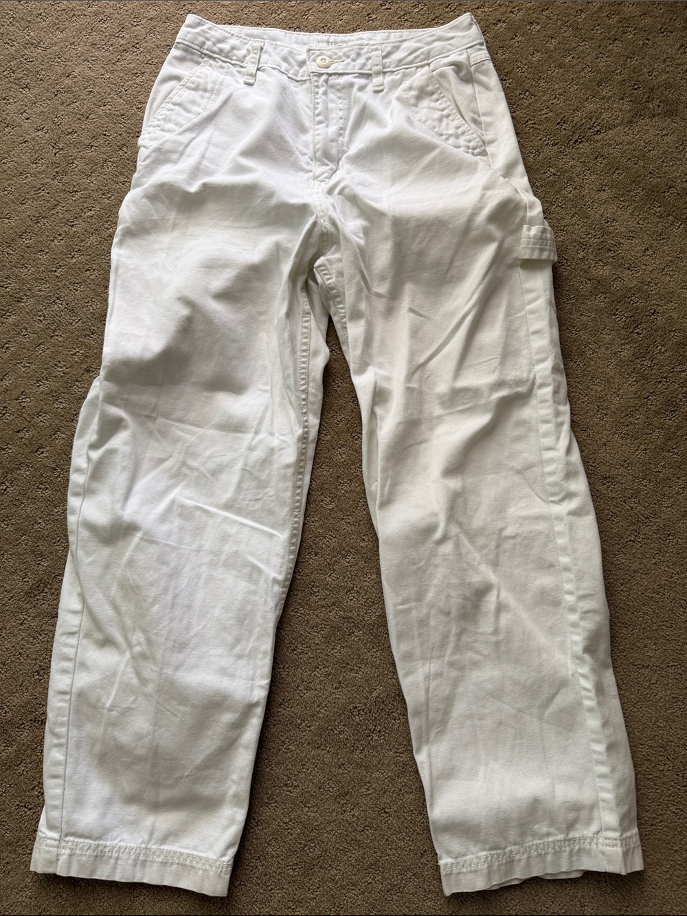Vans women’s carpenter pants, white, size 27 - Picture 4 of 6
